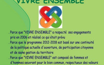 ECOLO a choisi : Vivre Ensemble